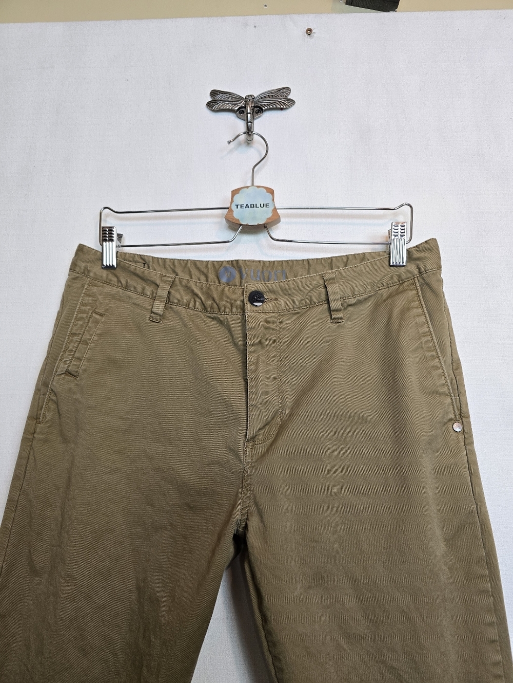 Vuori Collins Chino Pants Men's 33 V433 Brown Stretch Cotton Slim Travel Casual - Picture 7 of 12